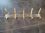 kapstok plexiglas met "gouden" knoppen - haken, Ophalen of Verzenden, Gebruikt, Wandkapstok, Minder dan 100 cm