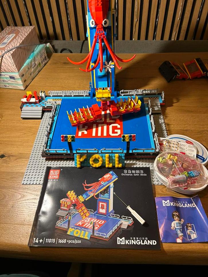 Mold King 11015 De Gemotoriseerde Octopus, Kinderen en Baby's, Speelgoed | Duplo en Lego, Nieuw, Complete set, Ophalen of Verzenden