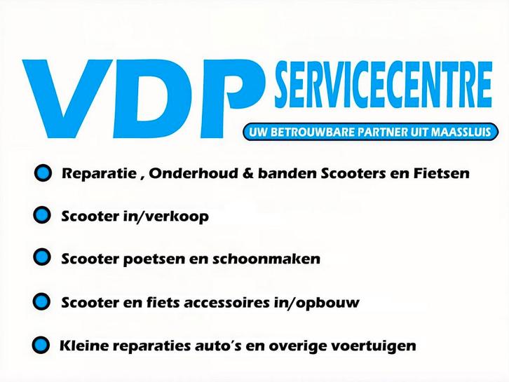 scooter en fiets reparatie en onderhoud Maassluis, Fietsen en Brommers, Overige Fietsen en Brommers, Nieuw, Ophalen
