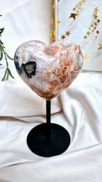 Roze Amethist hart op standaard, Verzenden, Mineraal