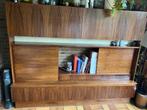Vintage palissander highboard jaren 50, Huis en Inrichting, Kasten | Buffetkasten, Ophalen, Gebruikt, Met deur(en), 200 cm of meer