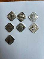 Juliana 5 Cent - Set van 7 Munten, Postzegels en Munten, Munten | Nederland, Ophalen, Koningin Juliana, 5 cent, Losse munt