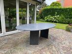 Graniet dining tuintafel ovaal - 240x120 cm, Ophalen, Gebruikt, 6 zitplaatsen, Aluminium