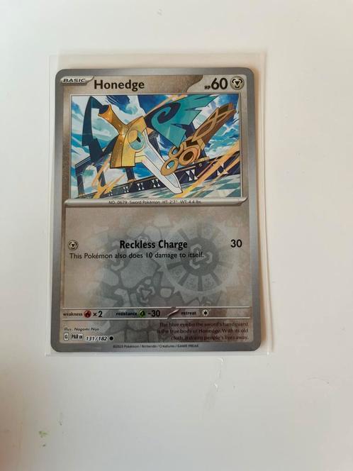 Honedge 131/182 paradox rift, Hobby en Vrije tijd, Verzamelkaartspellen | Pokémon, Ophalen of Verzenden