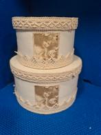 Brocante Decoratie Dozen - Set van 2, Ophalen of Verzenden