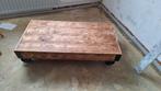 Industriële Salontafel op Wielen - Robuust Design, Ophalen, 100 tot 150 cm, 50 tot 100 cm, Zo goed als nieuw