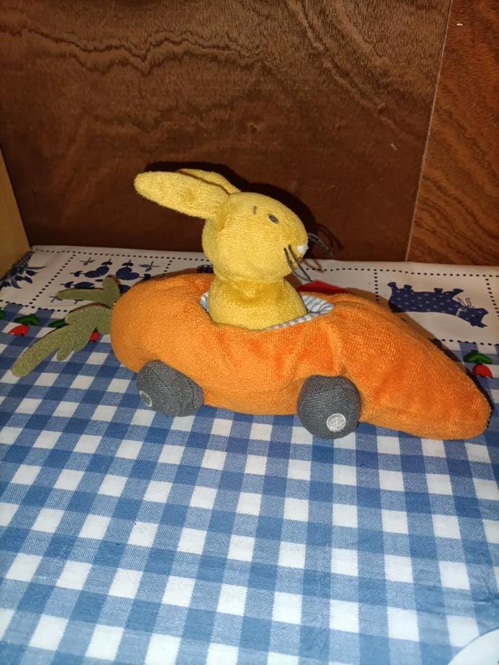 Ikea konijn knuffel in wortel auto fabler 21 cm, Kinderen en Baby's, Speelgoed | Knuffels en Pluche, Konijn, Ophalen of Verzenden