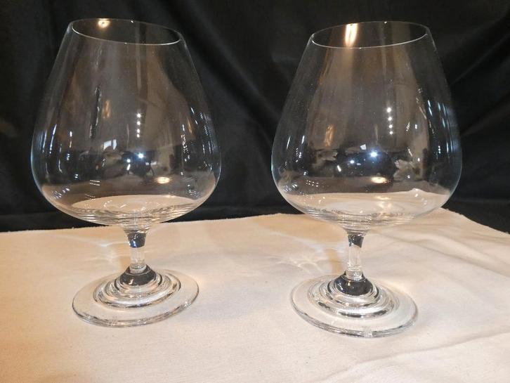WMF cognac glazen 2x, Huis en Inrichting, Keuken | Servies, Gebruikt, Bord(en), Overige stijlen, Glas, Ophalen of Verzenden