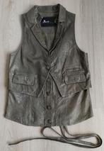GOOSECRAFT Olijfkleur Lams??-Leren Gilet maat M, Maat 38/40 (M), Goosecraft, Overige kleuren, Ophalen of Verzenden