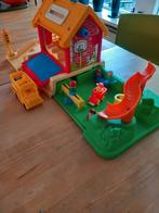 Vintage fisher price schooltje, Kinderen en Baby's, Speelgoed | Fisher-Price, Ophalen of Verzenden, Gebruikt, Speelset