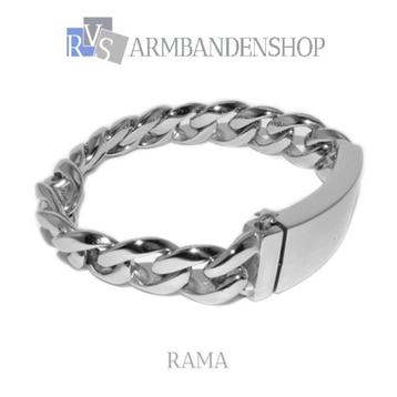 Rvs stalen sieraden armbanden heren armband staal RVS zilver beschikbaar voor biedingen