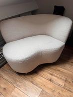 Stijlvolle Stone Bouclé Fauteuil, Huis en Inrichting, Banken | Sofa's en Chaises Longues, Ophalen, Eenpersoons, 75 tot 100 cm