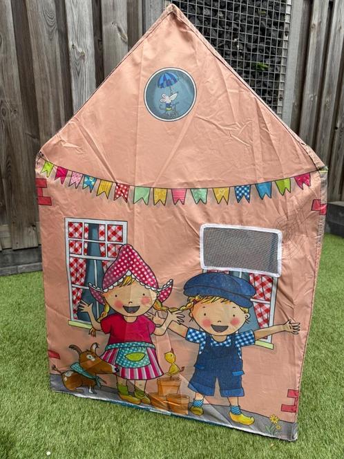 Speelhuisje Fien en Teun, Kinderen en Baby's, Speelgoed | Buiten | Speelhuisjes, Gebruikt, Kunststof, Ophalen