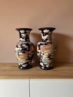 Unieke Set Chinese Keramische XL Vazen - Draken Design, Antiek en Kunst, Antiek | Vazen, Ophalen of Verzenden