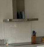 Keuken Achterwand Glasplaat 90x70, Huis en Inrichting, Ophalen, Gebruikt, Wit
