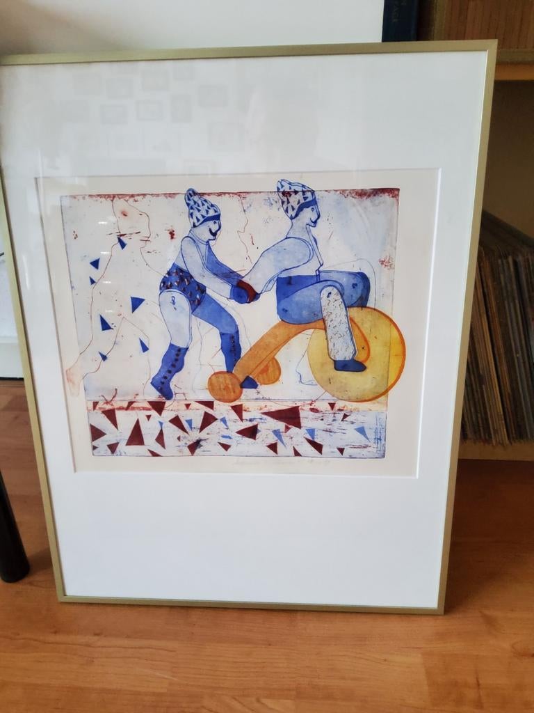 Willemien Holterman  - Kleurets 18/30 uit 1987, Antiek en Kunst, Kunst | Litho's en Zeefdrukken, Ophalen