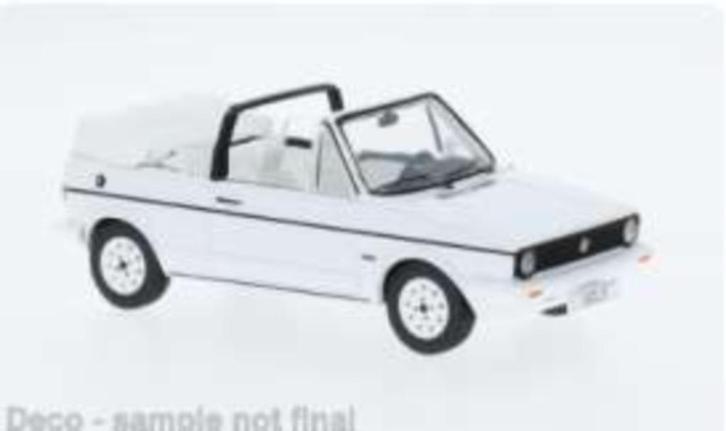Volkswagen Golf 1986 Cabriolet Wit Model 1/43 Ixo Models, Hobby en Vrije tijd, Modelauto's | 1:43, Nieuw, Auto, Overige merken