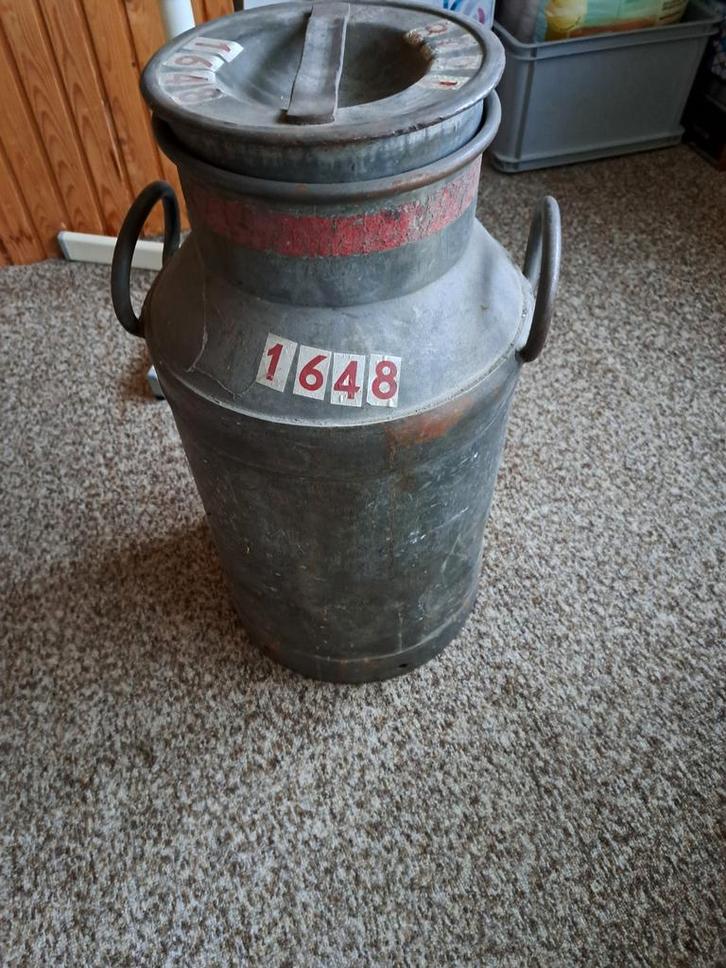 Vintage Melkbus met Deksel, Antiek en Kunst, Curiosa en Brocante, Ophalen