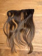 Hair extensions echt haar bruin mat33 cm-ook nog 3 van 36 cm, Ophalen of Verzenden, Zo goed als nieuw, Pruik of Haarverlenging