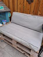 Palletkussens loungebank - eventueel met palletbank, Ophalen, 150 tot 200 cm, Tweepersoons, 75 tot 100 cm