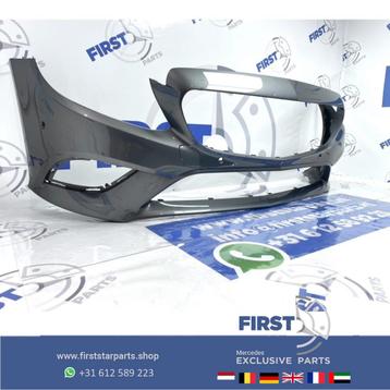 W205 C205 FACELIFT VOORBUMPER GRIJS Mercedes C Klasse bumper beschikbaar voor biedingen
