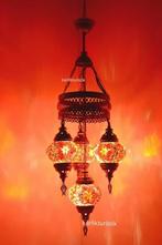 Oosterse Arabische Marokkaanse hanglamp glasmozaiek set 4, Oosters Arabisch 1001nacht Boho Ibiza Marrakech Marokkaans Turks, Nieuw