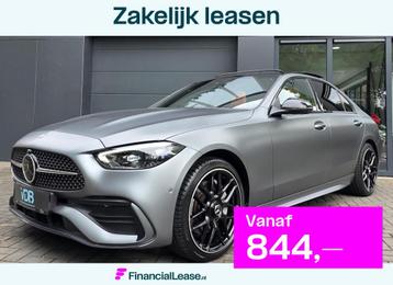 Mercedes C-klasse 400 e 4MATIC AMG MATGRIJS NIGHT LEDER VOL beschikbaar voor biedingen