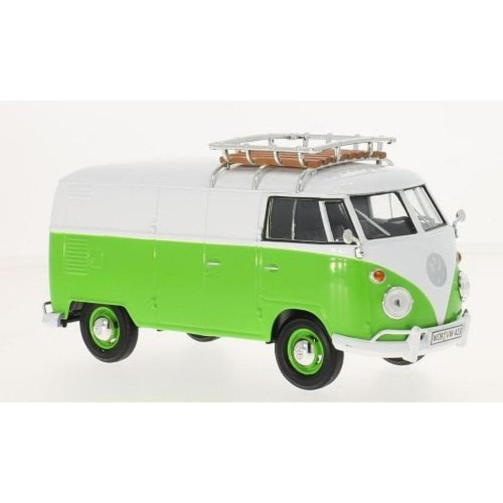 VW T1 Type 2 Delivery Van met imperiaal, Hobby en Vrije tijd, Modelauto's | 1:24, Nieuw, Bus of Vrachtwagen, Ophalen of Verzenden