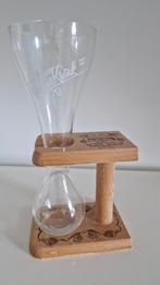 Pauwel Kwak glas met houten voet, Verzamelen, Nieuw, Ophalen