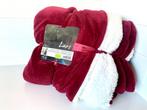 Lars Deken - Nieuw bordeauxrood, Huis en Inrichting, Woonaccessoires | Plaids en Woondekens, Ophalen of Verzenden, Nieuw