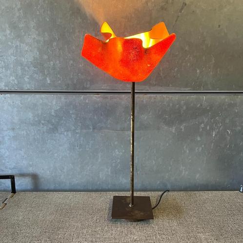 Roozendaal & Swaan design kunststof bloem lamp, Huis en Inrichting, Lampen | Tafellampen, Gebruikt, Minder dan 50 cm, Kunststof