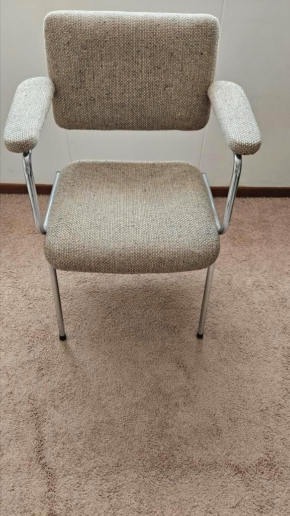 Gispen retro, jaren '60 kantoorstoel, in hele mooie staat!, Huis en Inrichting, Stoelen, Zo goed als nieuw, Eén, Metaal, Overige kleuren