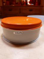 Vintage Brabantia Koektrommel Oranje/Wit Zgan, Verzamelen, Retro, Ophalen of Verzenden, Huis en Inrichting