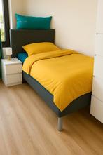 Moderne Eenpersoonsboxspring Incl. Matras, Ophalen, 90 cm, Eenpersoons, Zo goed als nieuw