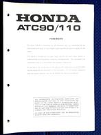 Honda US90 ATC90 ATC110 1970-1980 Service Manual, Motoren, Verzenden, Honda