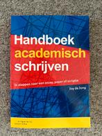 Handboek academisch schrijven - Joy de Jong, Joy de Jong, Zo goed als nieuw, Alpha, HBO