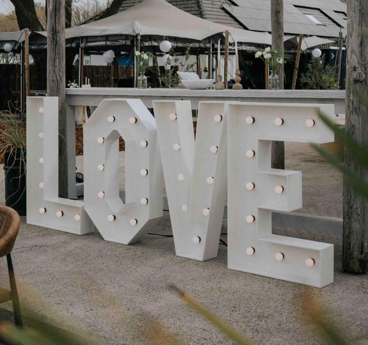 Lichtletters/loveletters/marquee letters te huur, Hobby en Vrije tijd, Feestartikelen | Verhuur, Zo goed als nieuw, Verjaardag