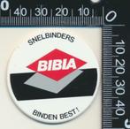 Sticker: Bibia - Snelbinders, Ophalen of Verzenden, Zo goed als nieuw, Bedrijf of Vereniging