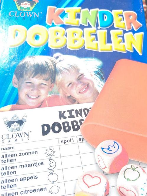 Kinder Dobbelen - Clown Games, Hobby en Vrije tijd, Gezelschapsspellen | Bordspellen, Gebruikt, Drie of vier spelers, Vijf spelers of meer