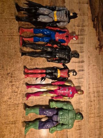 Avenger Speelpoppen Set - Batman, Spider-Man, Hulk beschikbaar voor biedingen