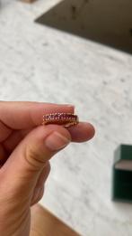 Antieke gouden ring: 18 karaats met robijn, Ophalen of Verzenden, Zo goed als nieuw, 17 tot 18, Dame