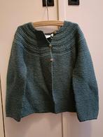 Leuk gebreid vestje Zara 110 turquoise, Gebruikt, Meisje, Trui of Vest, Ophalen of Verzenden