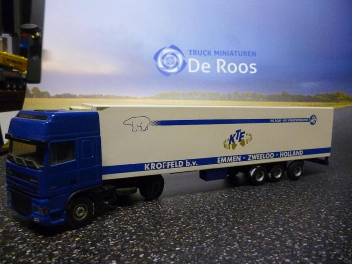 DAF XF 95 Kropfeld, Hobby en Vrije tijd, Modelauto's | 1:50, Zo goed als nieuw, Bus of Vrachtwagen, Lion Toys, Ophalen of Verzenden