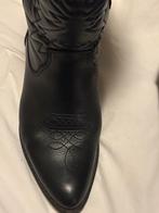 Zwarte leren laarzen, Ophalen of Verzenden, Zo goed als nieuw, Zwart, Hoge laarzen