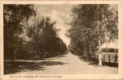 Utrechtse weg bij Hollandse Rading, Verzamelen, Ansichtkaarten | Nederland, Gelopen, Utrecht, 1920 tot 1940, Ophalen of Verzenden