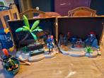 Playmobil pirateneiland meeneemkoffer, Ophalen of Verzenden, Gebruikt, Complete set