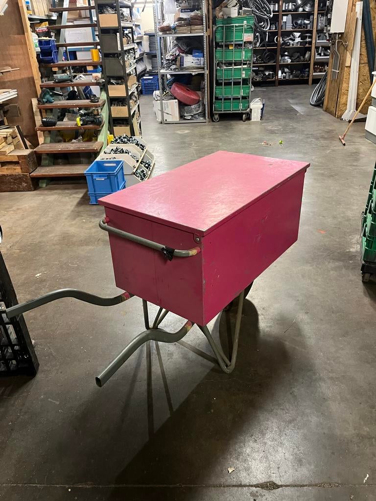 Kruiwagen met opbergbak - Goede staat, Tuin en Terras, Ophalen, Gebruikt, Handmatig