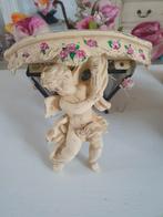 Franse brocante schap met engeltjes en roosjes, Antiek en Kunst, Curiosa en Brocante, Ophalen of Verzenden
