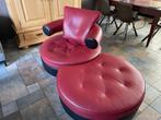Formenti Designer Stoel met Hockey, Huis en Inrichting, Fauteuils, Ophalen, Gebruikt, Leer, 75 tot 100 cm