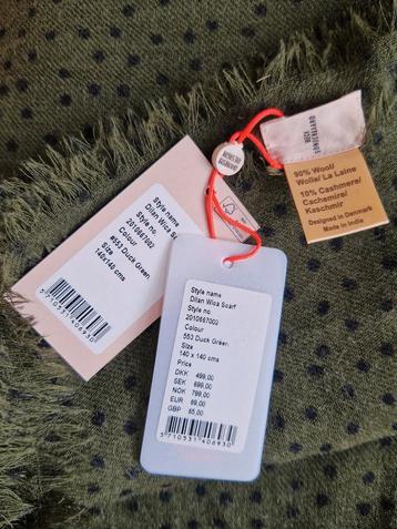 Becksondergaard sjaal - NIEUW - wol/cashmere beschikbaar voor biedingen